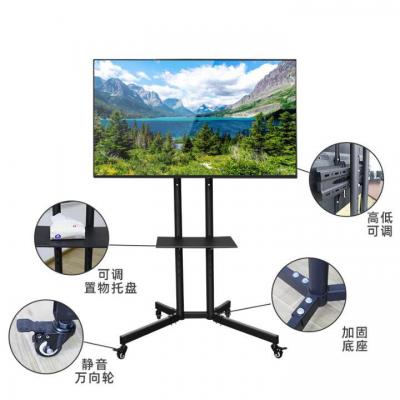 通用移动液晶电视机壁挂架子旋转显示器显示器支架落地式底座推车